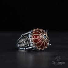 Design Ottoman Kuyumculuk Camii Model Gümüş Erkek Yüzük