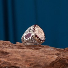 Design Ottoman Kuyumculuk Hz. Süleyman Mührü Gümüş Erkek Yüzük
