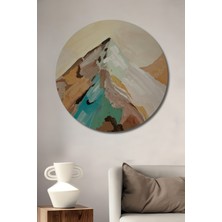 Teona Ahşap Dekoratif Ahşap Yuvarlak Tablo Yalnız Zirve