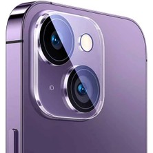 Sbusshop Baseus iPhone 15/15 Plus Için Crystal Serisi Hd Cam Kamera Koruyucu 2 Adet SET-(577 - SB001M-49T9S