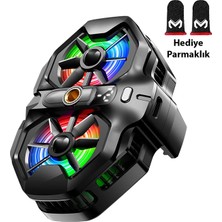 OEM Memo DL21 Yarı Iletken Arka Klipsli Çift Fanlı Soğutma Radyatörü Pubg Oyun So - ME0028-5XHS7