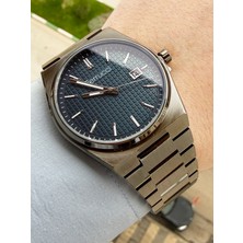 Ferrucci Kadranı Turkuaz Füme Renk Çelik Erkek Kol Saati