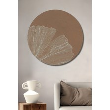 Teona Ahşap Dekoratif Ahşap Yuvarlak Tablo Hafif Dokunuş