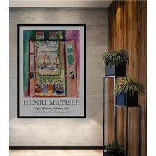 Teona Ahşap Dekoratif Ahşap Dikdörtgen Tablo Açık Pencere Çerçeve Görünümlü