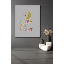 Teona Ahşap Dekoratif Ahşap Dikdörtgen Tablo Uyku Zamanı