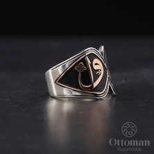 Design Ottoman Kuyumculuk Kişiye Özel Tasarım Elif Vavlı Gümüş Erkek Yüzük