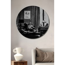 Teona Ahşap Dekoratif Ahşap Yuvarlak Tablo Terapi Seansı