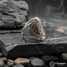 Design Ottoman Kuyumculuk Hasbiyallah Gümüş Erkek Yüzük