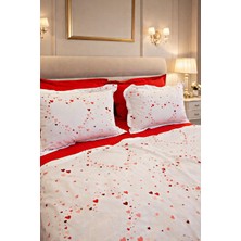 Miar %100 Pamuk Çift Kişilik Lastikli Çarşaflı Nevresim Seti – 4 Adet Yastık Kılıflı,toplam 6 Parça