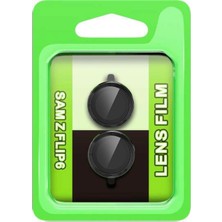 Samsung Galaxy Z Flip 6 Raze Metal Kamera Lens - Siyah Modern Asır (3927)