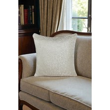 Visionario Kırlent Kılıfı Desenli Jakarlı Dokuma Kumaş 45X45 Çift Taraflı Biyeli