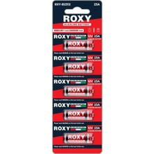 Roxy RXY-B2312 12V 23A Kalın Seri Alkalin Pil - 5'li Paket