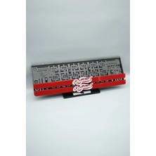 Plakam54 Original Yazılı 3D Kabartmalı Pleksi Araba Plakalığı