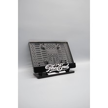 Plakam54 The End 3D Kabartmalı Pleksi Siyah Motor Plakalığı