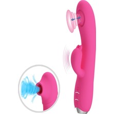 Natural Creams USB Şarjlı 3 Emme ve 12 Titreşim Fonksiyonlu 19,8 cm Teknolojik Vibratör