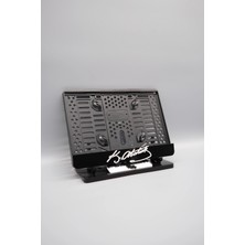 Plakam54 K. Atatürk Imza Benzer 3D Kabartmalı Pleksi Motor Plakalığı