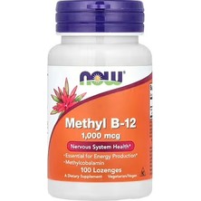 Now Foods Methyl B-12, 1,000 Mcg, 100 Lozenges