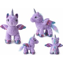 Trust Store 30 cm Mor Peluş Unicorn Oyuncak Yumuşak Dokulu, Sevimli ve Renkli Unicorn