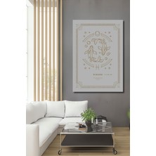 Teona Ahşap Dekoratif Ahşap Dikdörtgen Tablo Balik Burcu