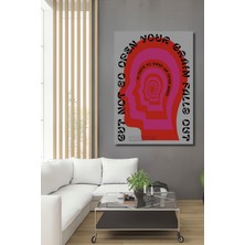 Teona Ahşap Dekoratif Ahşap Dikdörtgen Tablo Açık Düşünce