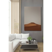 Teona Ahşap Dekoratif Ahşap Dikdörtgen Tablo Çöl Tepesi