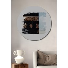 Teona Ahşap Dekoratif Ahşap Yuvarlak Tablo Kabe Detayları