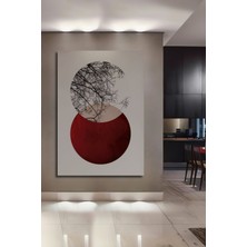 Teona Ahşap Dekoratif Ahşap Dikdörtgen Tablo Kış Dalları