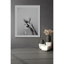 Teona Ahşap Dekoratif Ahşap Dikdörtgen Tablo Süt Dökülüşü