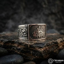 Design Ottoman Kuyumculuk Hasbiyallah Gümüş Erkek Yüzük