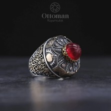 Design Ottoman Kuyumculuk Otağ Model Gümüş Erkek Yüzük