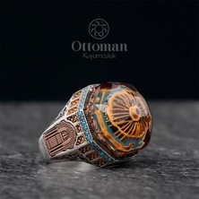 Design Ottoman Kuyumculuk Kutsal Emanet Gönüller'in Fethi Yazılı Gümüş Erkek Yüzük