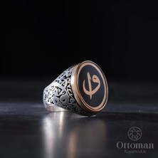 Design Ottoman Kuyumculuk Elif Vavlı Gümüş Erkek Yüzük