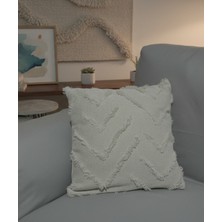 Özdağ Home Concept 2 Li 43X43 cm Şönil Sakallı Dekoratif Kırlent Kılıfı - Bohem Stil