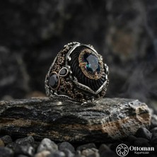 Design Ottoman Kuyumculuk Koleksiyonel Model Gümüş Erkek Yüzük