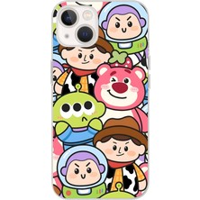 Manitoba Iphone 14 Plus Uyumlu Baskılı Yumuşak Silikon Şeffaf Telefon Kılıfı