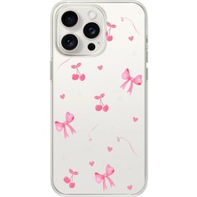 Manitoba Iphone 16 Pro Uyumlu Baskılı Yumuşak Silikon Şeffaf Telefon Kılıfı