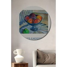 Teona Ahşap Dekoratif Ahşap Yuvarlak Tablo Meyve Kasesi