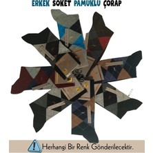 Beemu Mısırlı 60010 Erkek Pamuk Soket Çorap