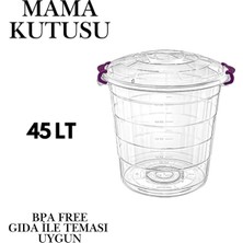 Loremp Kedi Köpek Orta Boy Mama Kovası 45 Lt