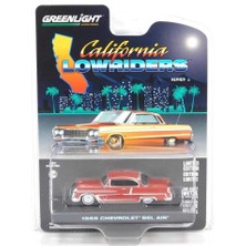 Greenlight California Lowriders Series 5 - 1955 Chevrolet Bel Air Kırmızı 1/64 Model Araba