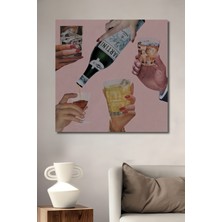 Teona Ahşap Dekoratif Ahşap Dikdörtgen Tablo Kutlama Anı