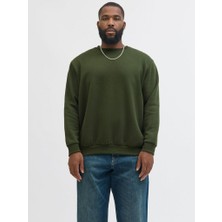 Jack & Jones Jack Jones Bradley Bisiklet Yaka Büyük Beden Erkek Sweat 12250594