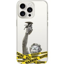 Manitoba Iphone 14 Pro Uyumlu Baskılı Yumuşak Silikon Şeffaf Telefon Kılıfı