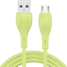 Lowell Home Kuulaa Liquid Silicone Mikro USB 2.4A Hızlı Şarj Kablosu 1METRE-(5775) - LO0029-5Y10P1