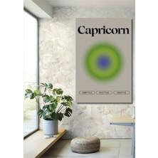 Teona Ahşap Dekoratif Ahşap Dikdörtgen Tablo Oğlak Burcu