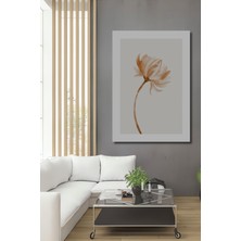 Teona Ahşap Dekoratif Ahşap Dikdörtgen Tablo Zarif Çiçek