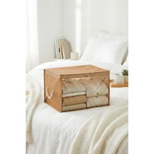 Rek Home Pencereli Küçük Boy Baza Altı, Valiz Düzenleyici Çeyizlik Bohça Hurcu / 30X22X18