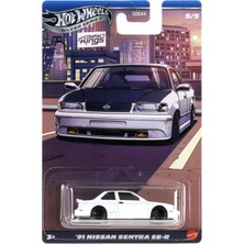 Hot Wheels Silver Compact Kings 91 Nissan Sentra Se-R