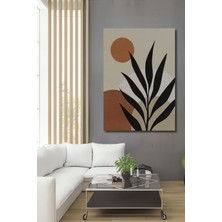 Teona Ahşap Dekoratif Ahşap Dikdörtgen Tablo Soyut Bitki