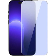 MegaSepet Baseus Crystal 0.3mm Anti-Blue iPhone 14 Pro Full Tempered Ekran Koruyucu 2 Adet Set - ME001W-50PNE